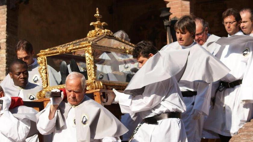 Un momento della processione dedicata a Beata Giulia