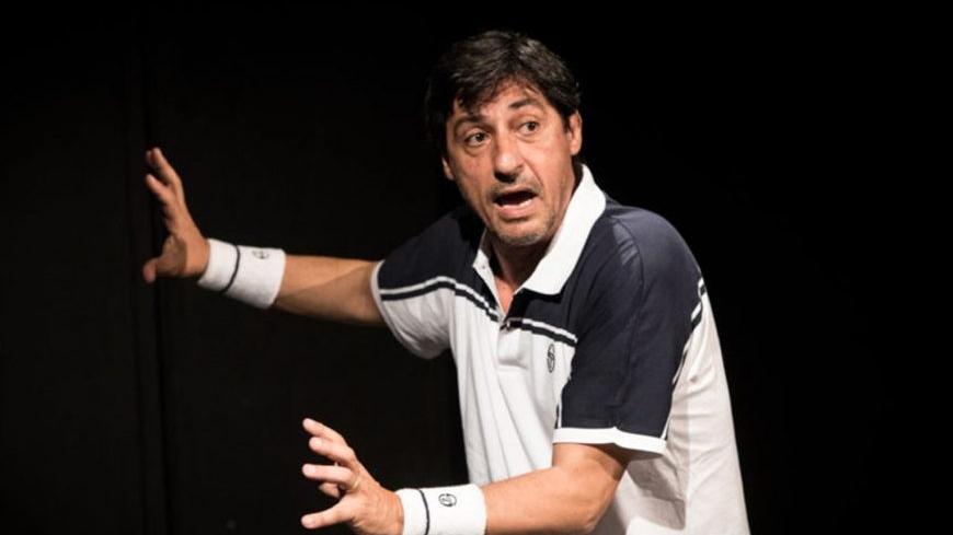 Modena. Al Teatro Michelangelo Emilio Solfrizzi: «Vi racconto la sfida impossibile a Federer»