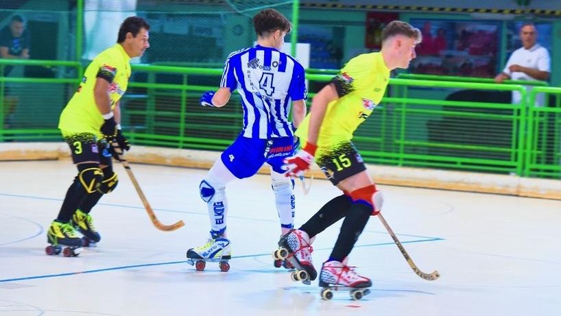 Il capitano del Carrefour Riccardo Bruzzi e Leonardo Ciupi