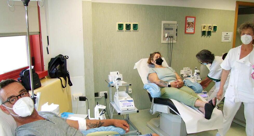 Ferrara, Avis: donazioni stazionarie ma mancano gli infermieri