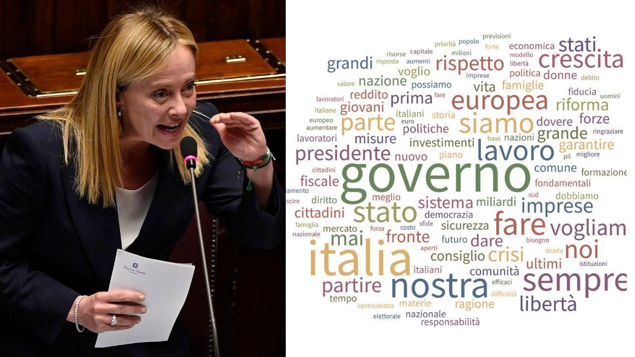 Il paroliere di Giorgia: il discorso della premier analizzato punto per punto