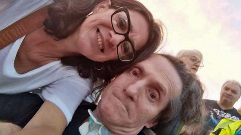 Massimo Spigai insieme alla sorella Angela il 3 giugno scorso al concerto di Vasco Rossi a Firenze; uno dei suoi ultimi momenti felici e spensierati prima della morte