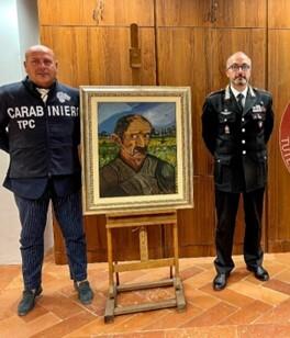 Il “Ligabue” rubato torna a casa