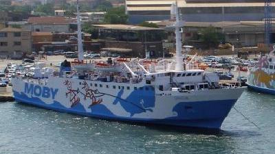La motonave Giraglia della Moby 
