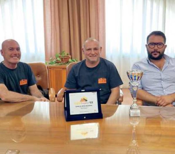 Fernando Spina e Vincenzo Lai con Antonio Brundu