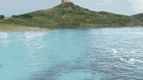 La simulazione degli effetti dell'innalzamento dei mari su San Giovanni di Sinis