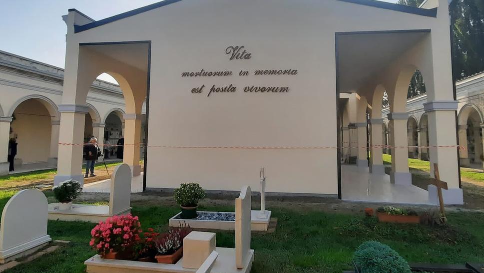 Pronti i cento nuovi loculi nel cimitero di Renazzo