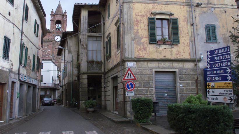 Uno scorcio del borgo di Terricciola