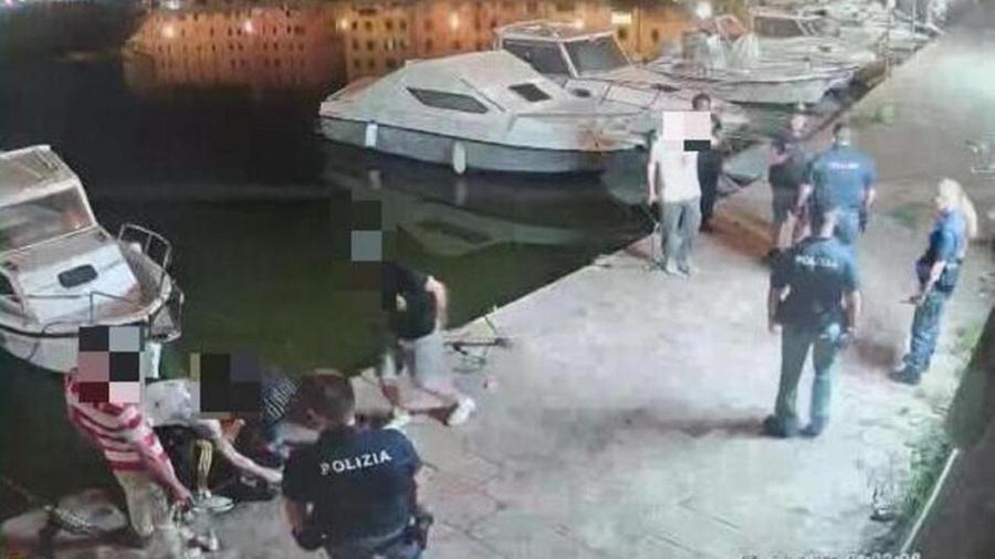 Un blitz della polizia di Stato sugli scali delle Cantine