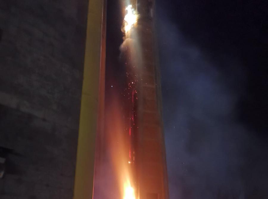 
	L'incendio in via delle Cateratte

