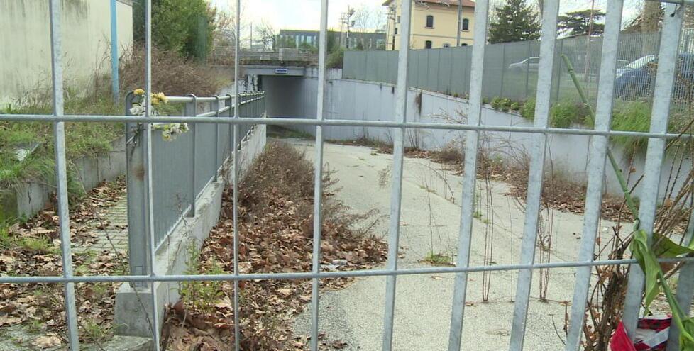 Il sottopasso di via Ciulli chiuso dal 2010