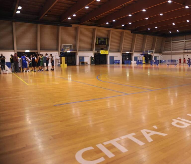 La palestra della Bastia dove è avvenuto il furto dei palloni