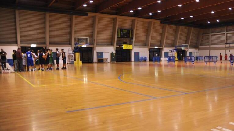 La palestra della Bastia dove è avvenuto il furto dei palloni