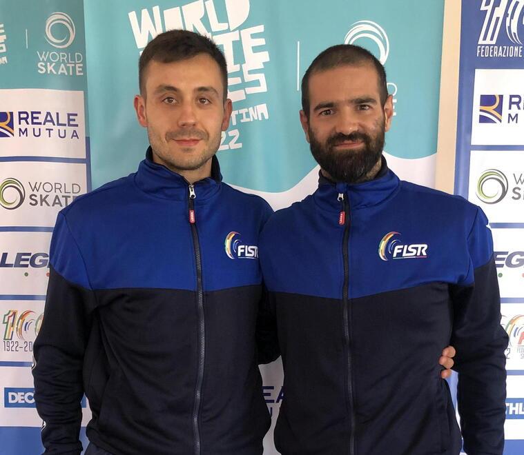 Da sinistra Davide Banini e Leonardo Barozzi con la divisa della nazionale azzurra (foto Marzia Cattini)