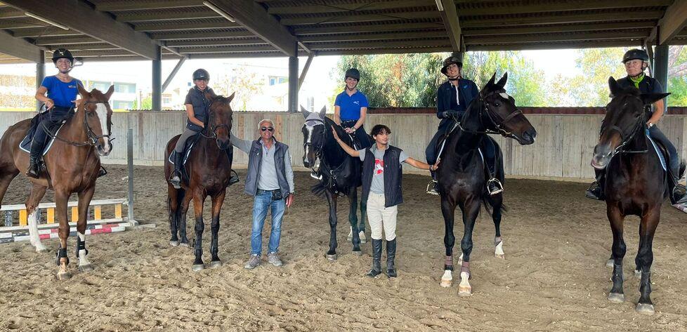 Gli allievi che hanno preso parte alla giornata di stage