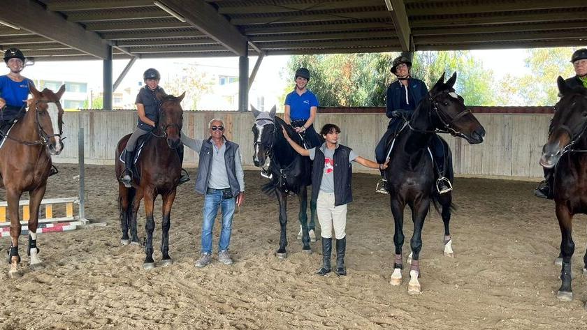 Gli allievi che hanno preso parte alla giornata di stage