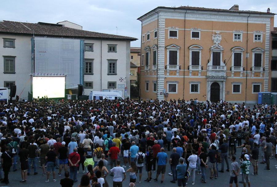 
	Una panoramica di piazza dei Cavalieri, a Pisa (foto d'archivio)

