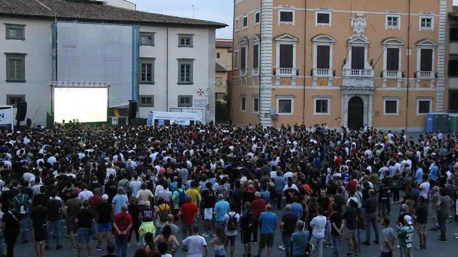 Una panoramica di piazza dei Cavalieri, a Pisa (foto d'archivio)