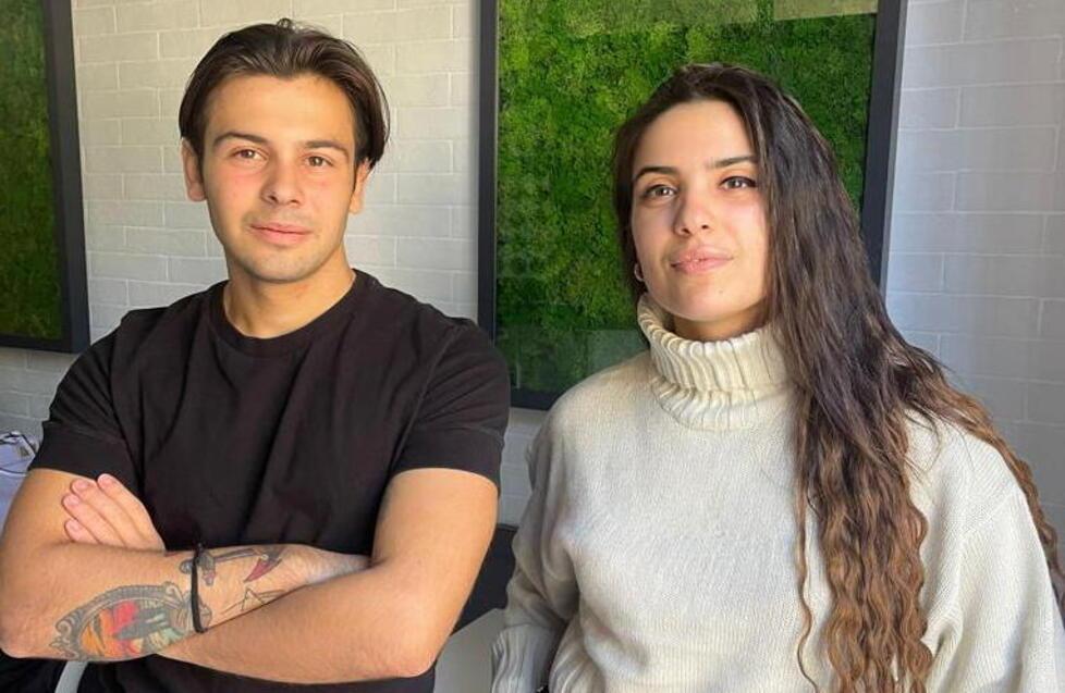 Irene  e Andrea Tortora che hanno dedicato al bisnonno l’avventura con l’attività che aprirà sabato in via della Pace