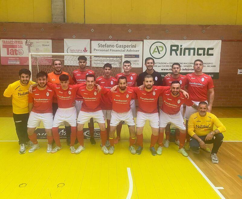 L’Usd Monsummano calcio a 5 conquista la prima vittoria casalinga in campionato al PalaCardelli