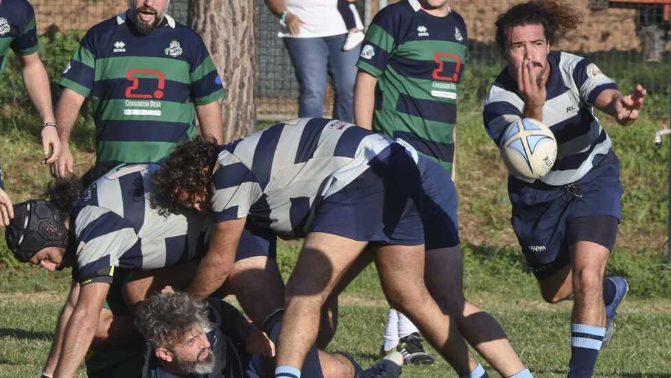 Un’azione della Rufus Rugby San Vincenz