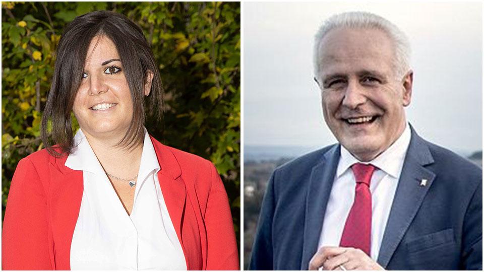 Alessandra Nardini, Assessora regionale all’Istruzione e Eugenio Giani, Presidente della Regione Toscana