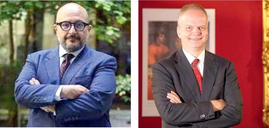 
	Il ministro della Cultura Gennaro Sangiuliano e il direttore degli Uffizi Eike Schmidt

