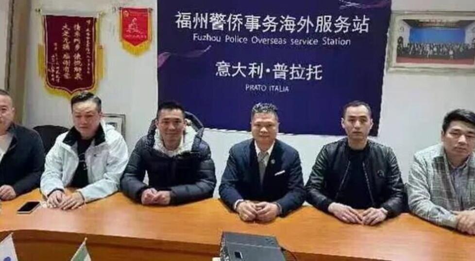 I responsabili della “stazionedi polizia di oltremare” di via Orti del pero