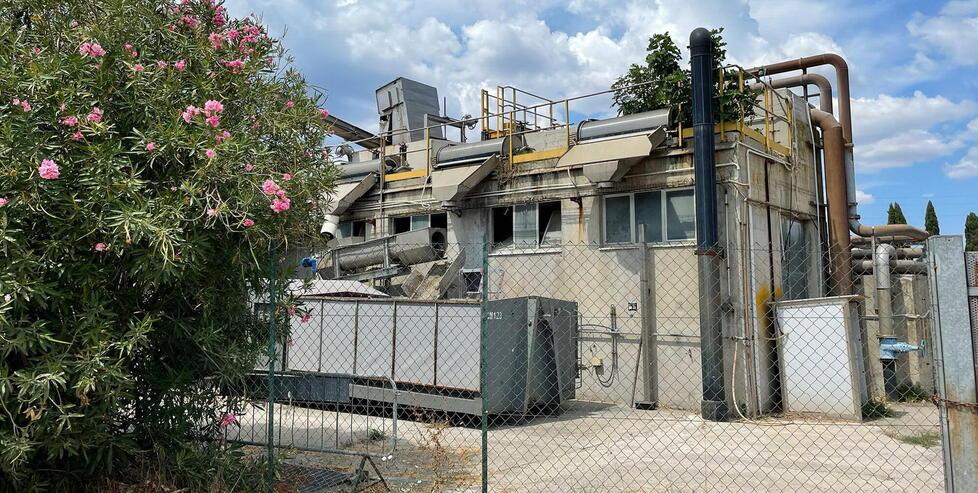 Ll’impianto di depurazione di Campo Cangino (foto Giorgio)
