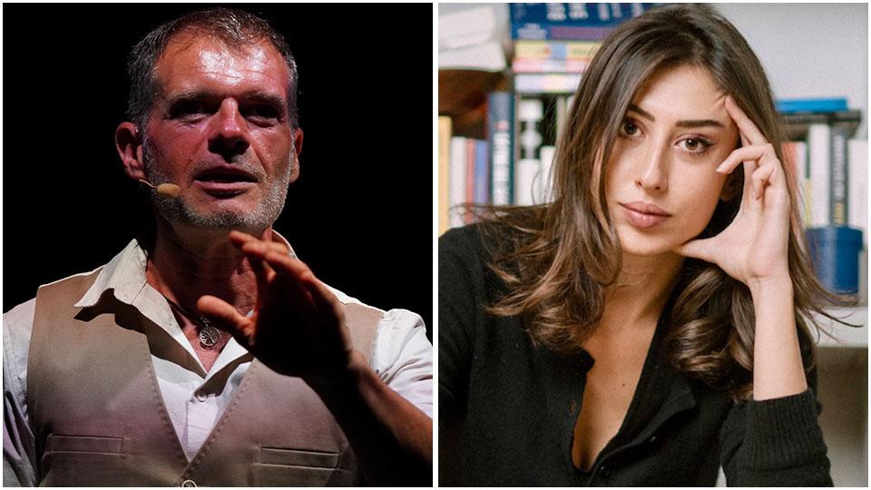 Stefano Massini e Cecilia Sala