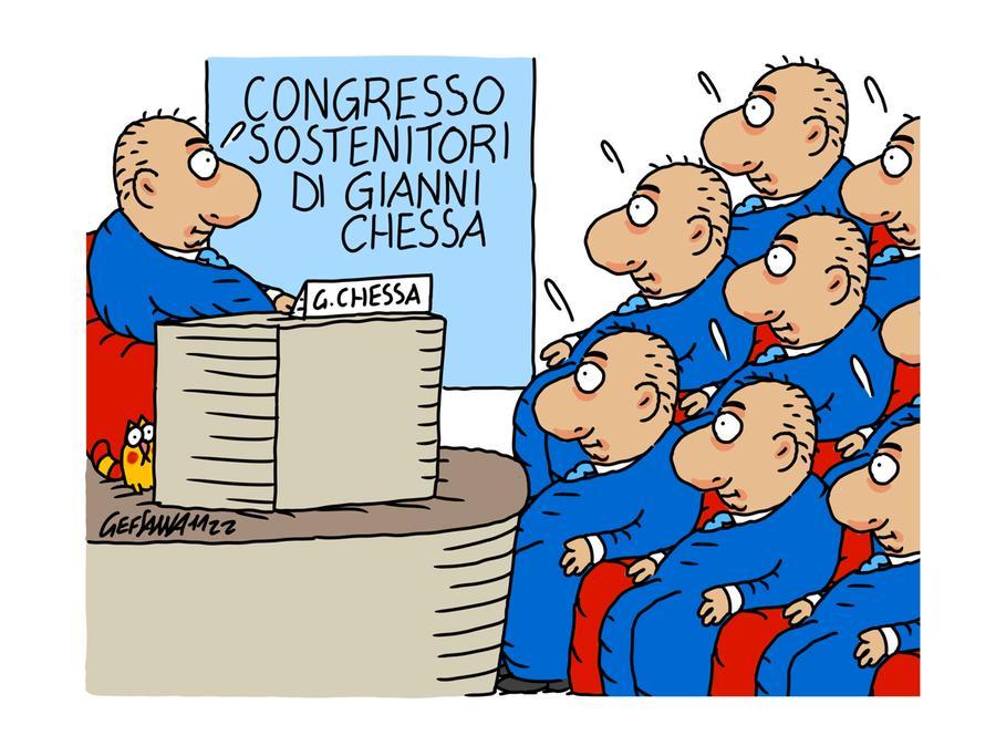 La vignetta di Gef. Gianni Chessa: “Più congressi per destagionalizzare”