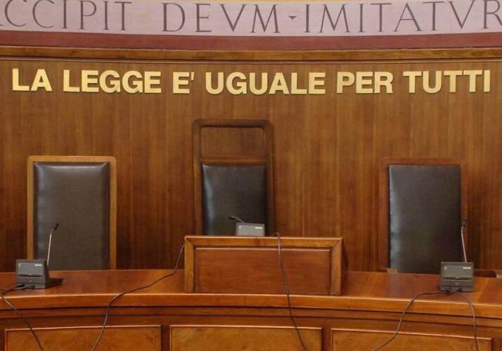 Aula di tribunale (foto d'archivio)