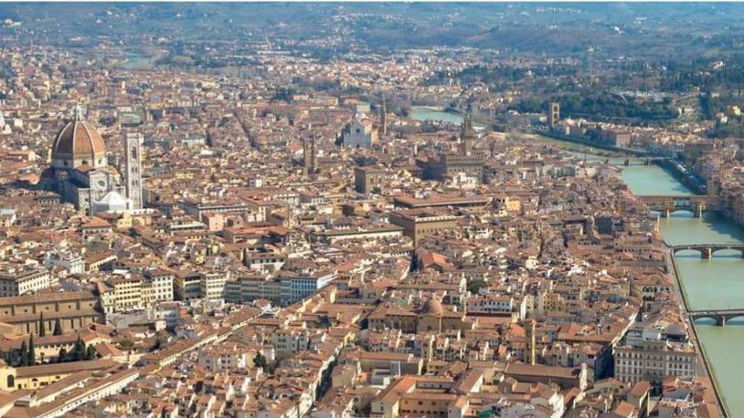 Una veduta dall'alto di Firenze