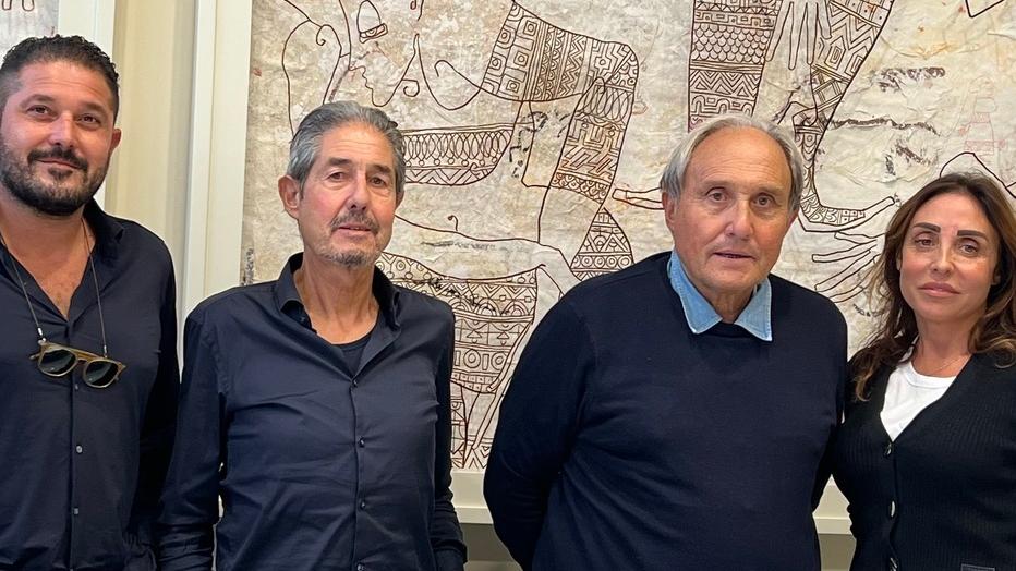 La famiglia Taccetti con Carlo, Giovanni, Stefano e Francesca