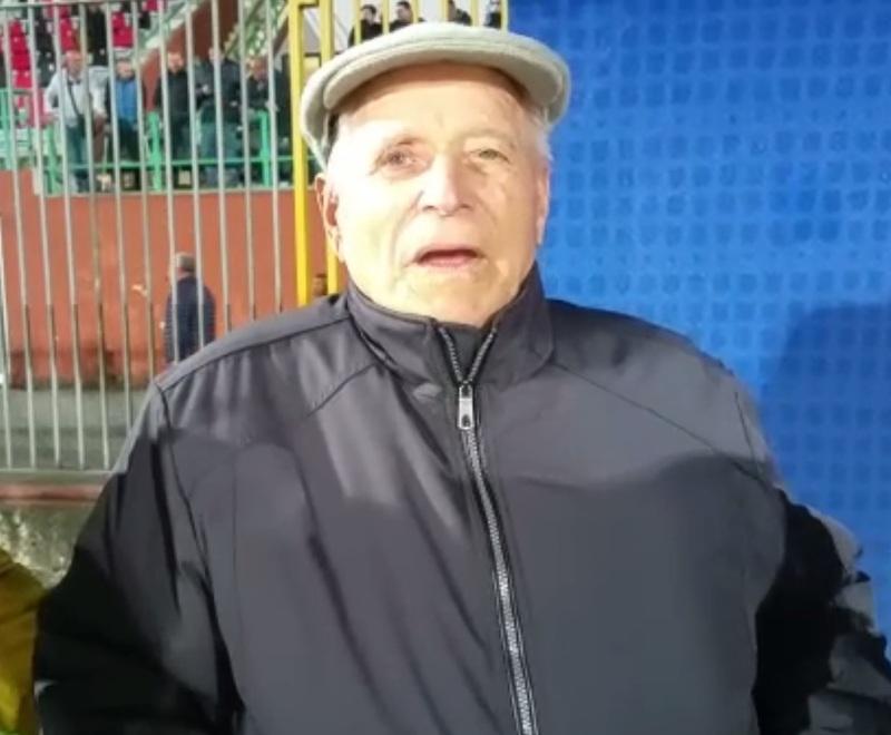 Una foto di Dante Unti allo stadio scattata cinque anni fa