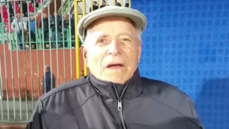 Una foto di Dante Unti allo stadio scattata cinque anni fa