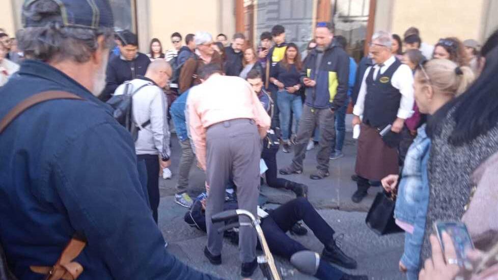L’intervento della polizia municipale