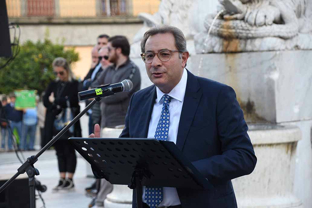 Il Prefetto Guido Aprea durante la cerimonia