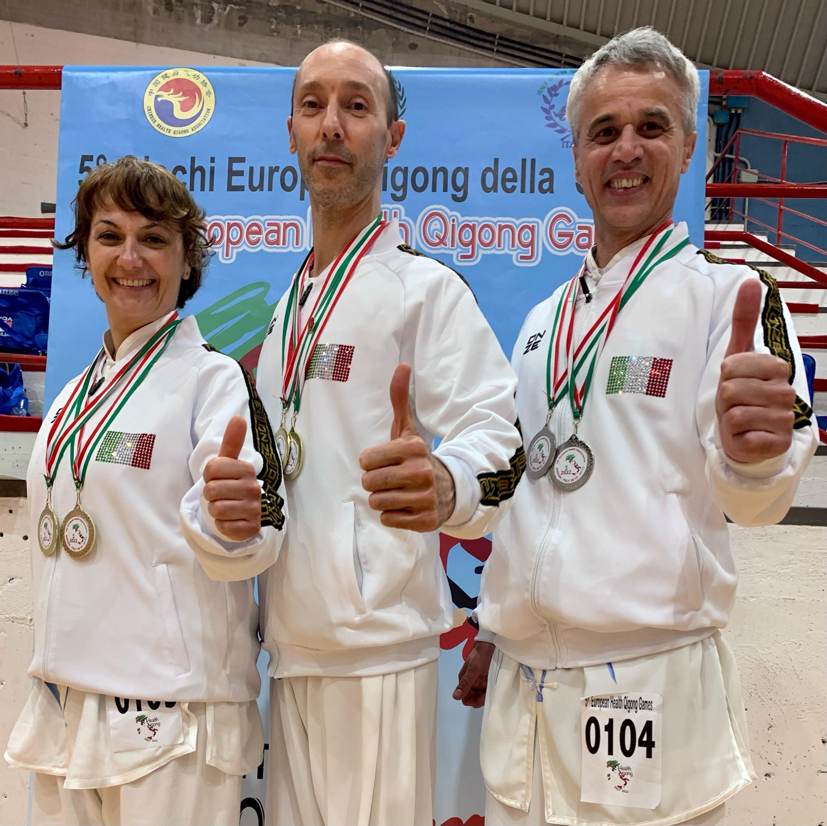 Pioggia di medaglie per i reggiani agli Europei di Health Qi Gong