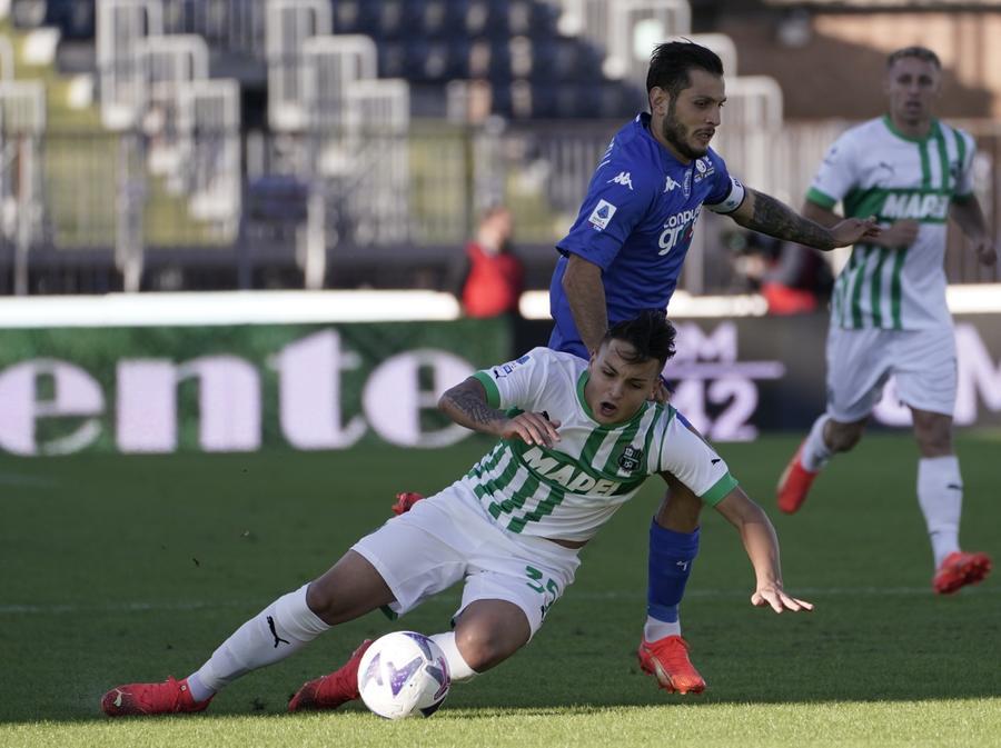 Il Sassuolo cade anche a Empoli: finisce 1 a 0 per i toscani
