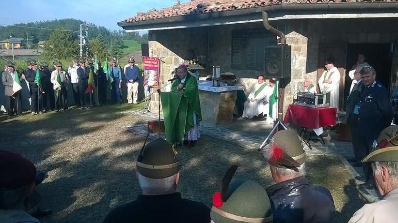 I resti di don Orlandini nel sacrario dei partigiani