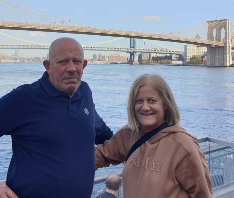 Coniugi di Poviglio alla Maratona di New York «Qui abbiamo fatto il viaggio di nozze»