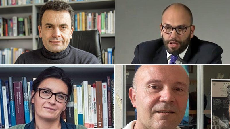 In senso orario Giuseppe Iannaccone, Giuseppe Campanelli, Giovanni Federico Gronchi ed Elisa Giuliani (foto di archivio)