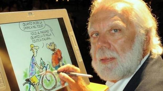 Sergio Staino sta male, il famoso vignettista ricoverato in rianimazione