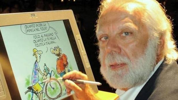 Sergio Staino sta male, il famoso vignettista ricoverato in rianimazione