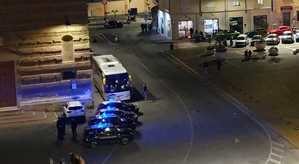 Carabinieri in Venezia sabato intorno all’una di notte