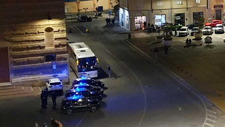 Carabinieri in Venezia sabato intorno all’una di notte