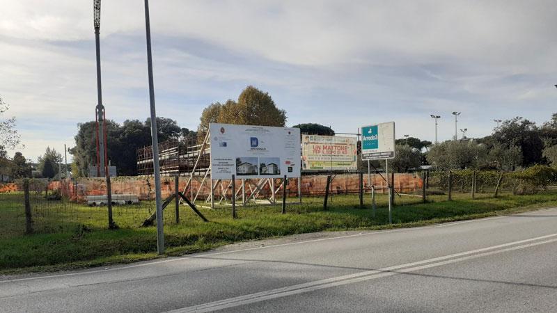 Il cantiere del centro “Dopo di noi” a Lido