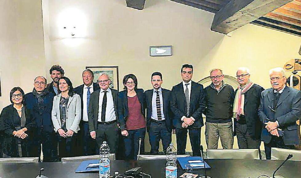 Nella foto sopra il Comitato di indirizzo che si era insediato a gennaio 2019 e aveva nominato Enrico Isoppi presidente e Sergio Chericoni vice