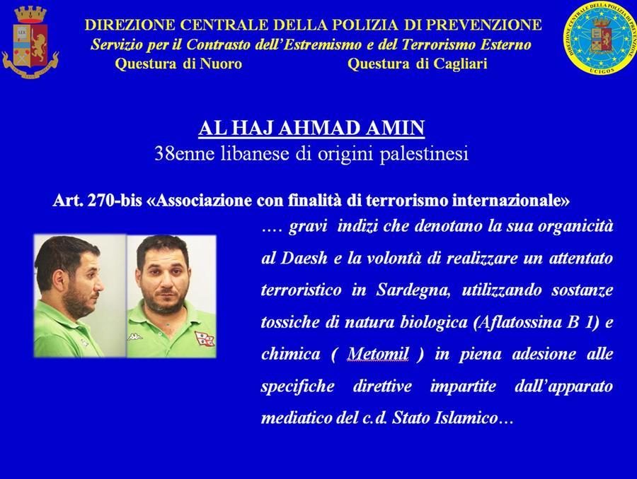 
	La foto diffusa dopo l'arresto di Al Haj

